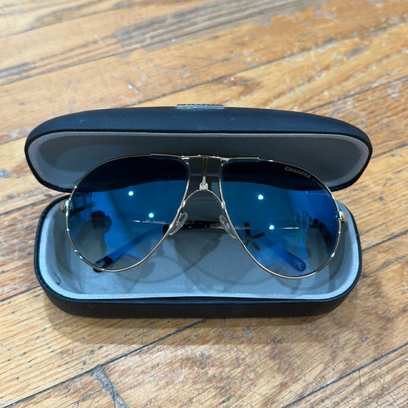 Carrera Other - Women’s Men’s Unisex Carrera Gipsy 65 JG5KM Authentic Aviator Sunglasses Gold